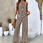 Two Piece Set | Layered Top, Wide-Leg Trousers 5