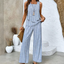 Two Piece Set | Layered Top, Wide-Leg Trousers 6