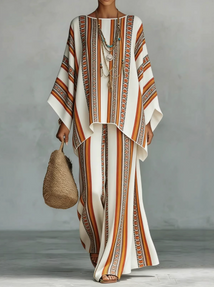 Two Piece Set | Oversized Top, Wide Leg Trousers 2