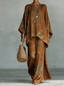 Two Piece Set | Oversized Top, Wide Leg Trousers 4