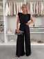 Two Piece Set | Round Neckline, Extended Shoulder Caps 0