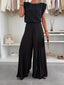 Two Piece Set | Round Neckline, Extended Shoulder Caps 2