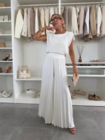 Two Piece Set | Round Neckline, Extended Shoulder Caps 3