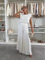 Two Piece Set | Round Neckline, Extended Shoulder Caps 3