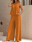 Two Piece Set | Sleeveless Top, Wide-Leg Pants 1