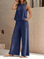 Two Piece Set | Sleeveless Top, Wide-Leg Pants 5
