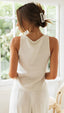 Two Piece Set | Sleeveless Top, Wide Leg Pants 4