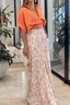 Two Piece Set | V-Neck Crop Top, High-Waisted Wide Leg Pants 3