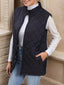 Vest | Diamond Quilted, Longline Sleeveless Design 2