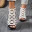 Wedge Heel Sandals | Sculpted Design, Airy Openings 5