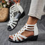 Wedge Heel Sandals | Sculpted Design, Airy Openings 6