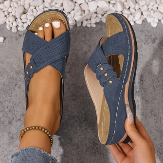 Wedge Sandals | Orthopedic Support, Anti-Slip Sole 0