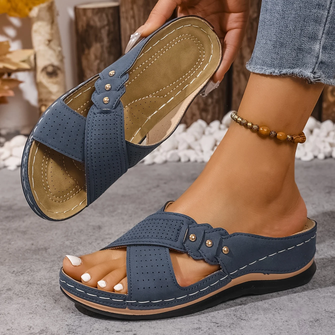 Wedge Sandals | Orthopedic Support, Anti-Slip Sole 1