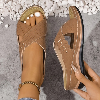 Wedge Sandals | Orthopedic Support, Anti-Slip Sole 10