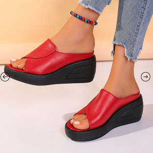 Wedge Sandals | Orthopedic Support, Slip-On Design 1