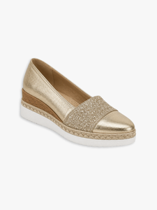 Wedge Sandals | Raised Heel, Sparkling Accents 1