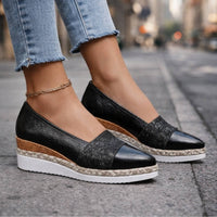 Wedge Sandals | Raised Heel, Sparkling Accents 2