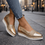 Wedge Sandals | Raised Heel, Sparkling Accents 4