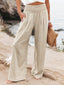 Wide Leg Pants | High Waist, Relaxed Fit, Linen 0