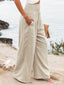 Wide Leg Pants | High Waist, Relaxed Fit, Linen 2