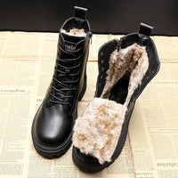Winter Boots | Lined, Waterproof Leather Look 0
