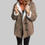 Women's Coat | Button-Down Front, Hooded Collar 2