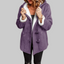 Women's Coat | Button-Down Front, Hooded Collar 4