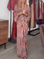 Women's Dress | Kimono-Style Sleeves, Pleated Skirt 4