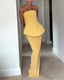 Women's Dress | Strapless Neckline, Textured Skirt 5