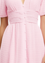 Women's Dress | V-Neck, Puff Sleeves 7