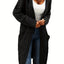 Women's Jacket | Collarless Neckline, Front Pockets 0