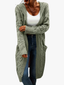 Women's Jacket | Collarless Neckline, Front Pockets 1