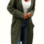 Women's Jacket | Collarless Neckline, Front Pockets 5