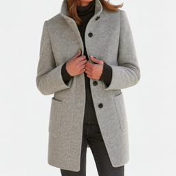 Women's Jacket | High Collar, Straight Cut 0