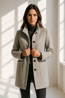 Women's Jacket | High Collar, Straight Cut 1