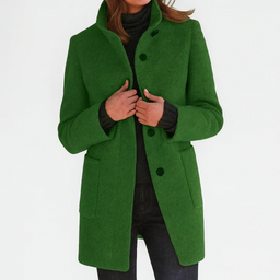 Women's Jacket | High Collar, Straight Cut 2