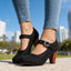 Women's Pumps | Brogue Perforations, Block Heel 2