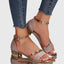 Women's Sandals | Adjustable Ankle Strap, Block Heel 3