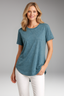Women's Shirt | Round Neck, Curved Hem T-Shirt 0