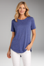 Women's Shirt | Round Neck, Curved Hem T-Shirt 13