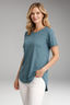 Women's Shirt | Round Neck, Curved Hem T-Shirt 3