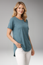 Women's Shirt | Round Neck, Curved Hem T-Shirt 4