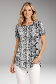 Women's Shirt | Round Neck, Curved Hem T-Shirt 6