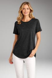 Women's Shirt | Round Neck, Curved Hem T-Shirt 7