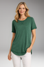 Women's Shirt | Round Neck, Curved Hem T-Shirt 8