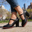 Women's Shoes | T-Strap, Brogue Detailing 1