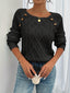Women's Sweater | Textured Knit, Buttoned Front Closure 4