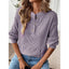 Women's Top | Ribbed Texture, Button Neckline 2