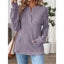 Women's Top | Ribbed Texture, Button Neckline 3
