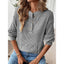 Women's Top | Ribbed Texture, Button Neckline 6
